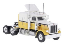 Brekina 85717 - H0 - Peterbilt 359 Zugmaschine - weiß/gelb